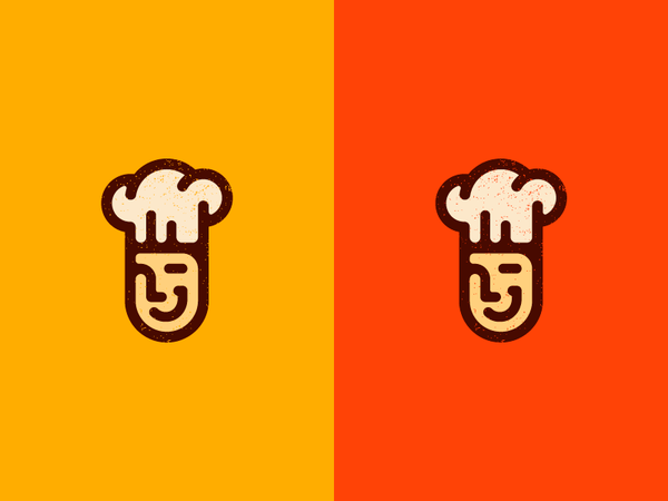 Chef Logo identity face icon tsanev chef cook logo culinary.png