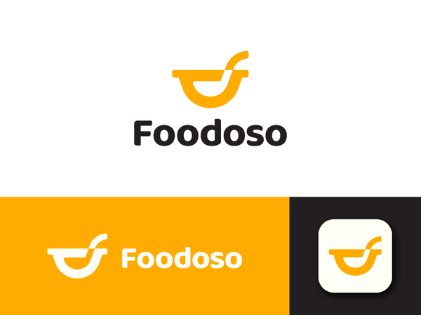 Foodoso brand tasty smile happy spoon startup application restaurant f-1.webp