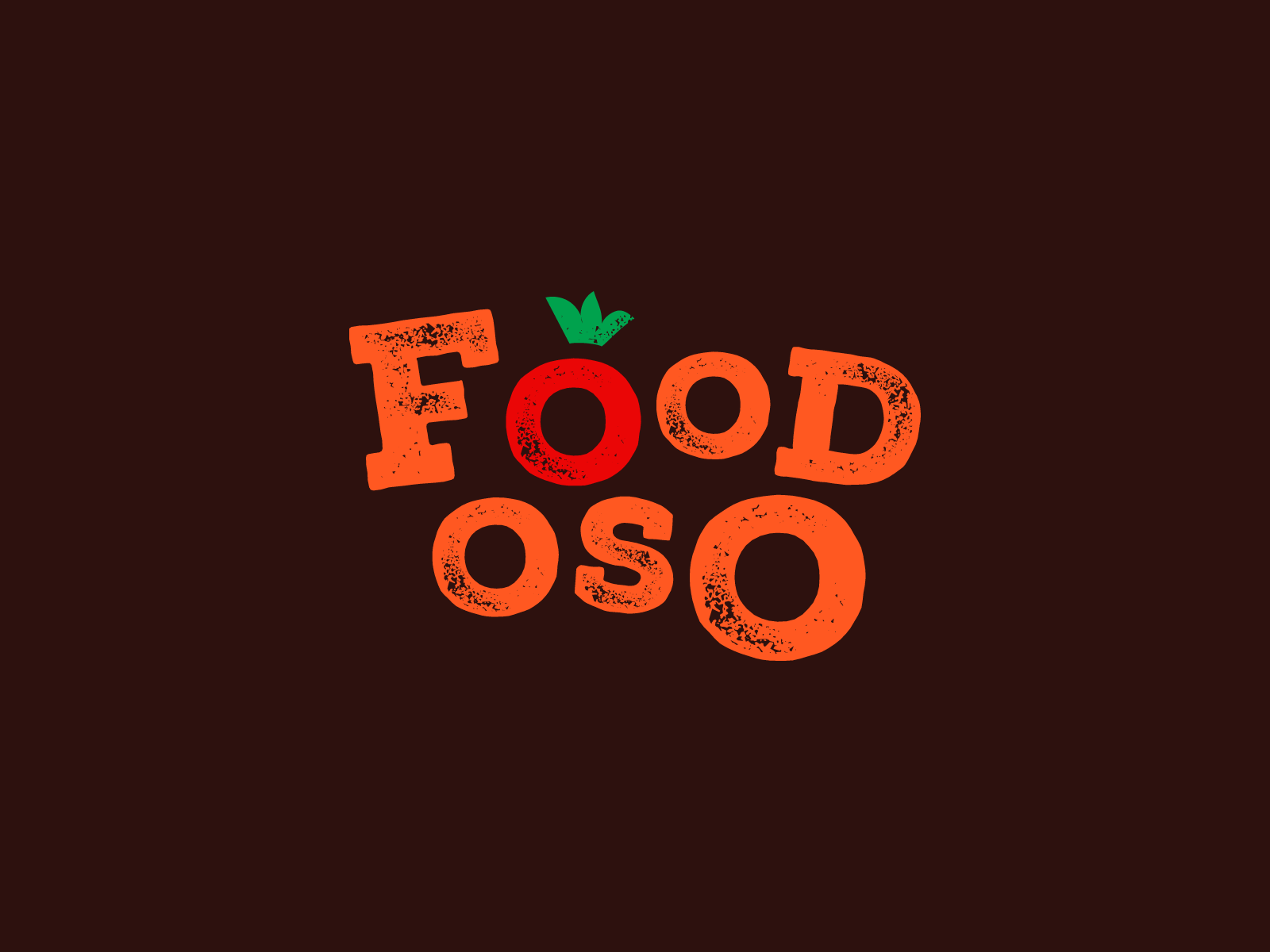 Foodoso identity brand identity wordmark startup italy tomato brand fo.png