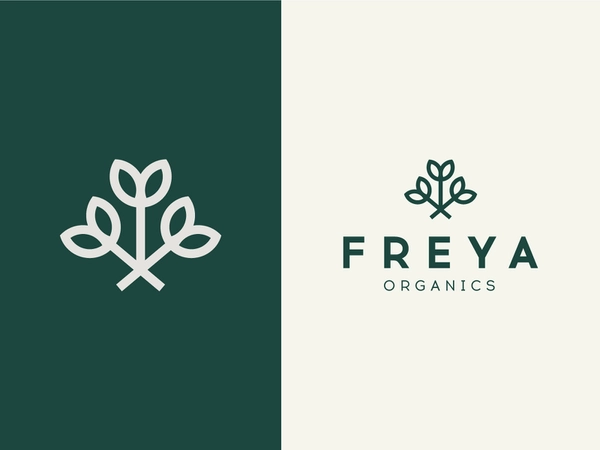 Freya Organics minimal flowers bouquet beauty branding brand herbal or-1.webp
