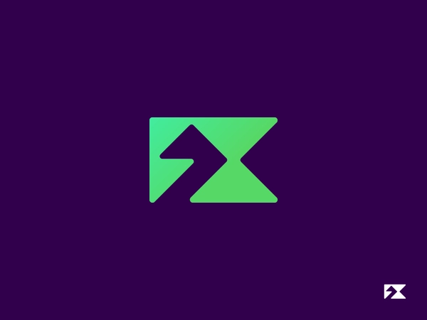 FX Monogram branding sand clock design logo monogram x f-1.webp