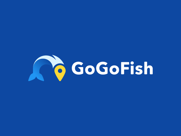 GoGoFish Logo tsanev branding mark identity design logo service trip p-1.webp