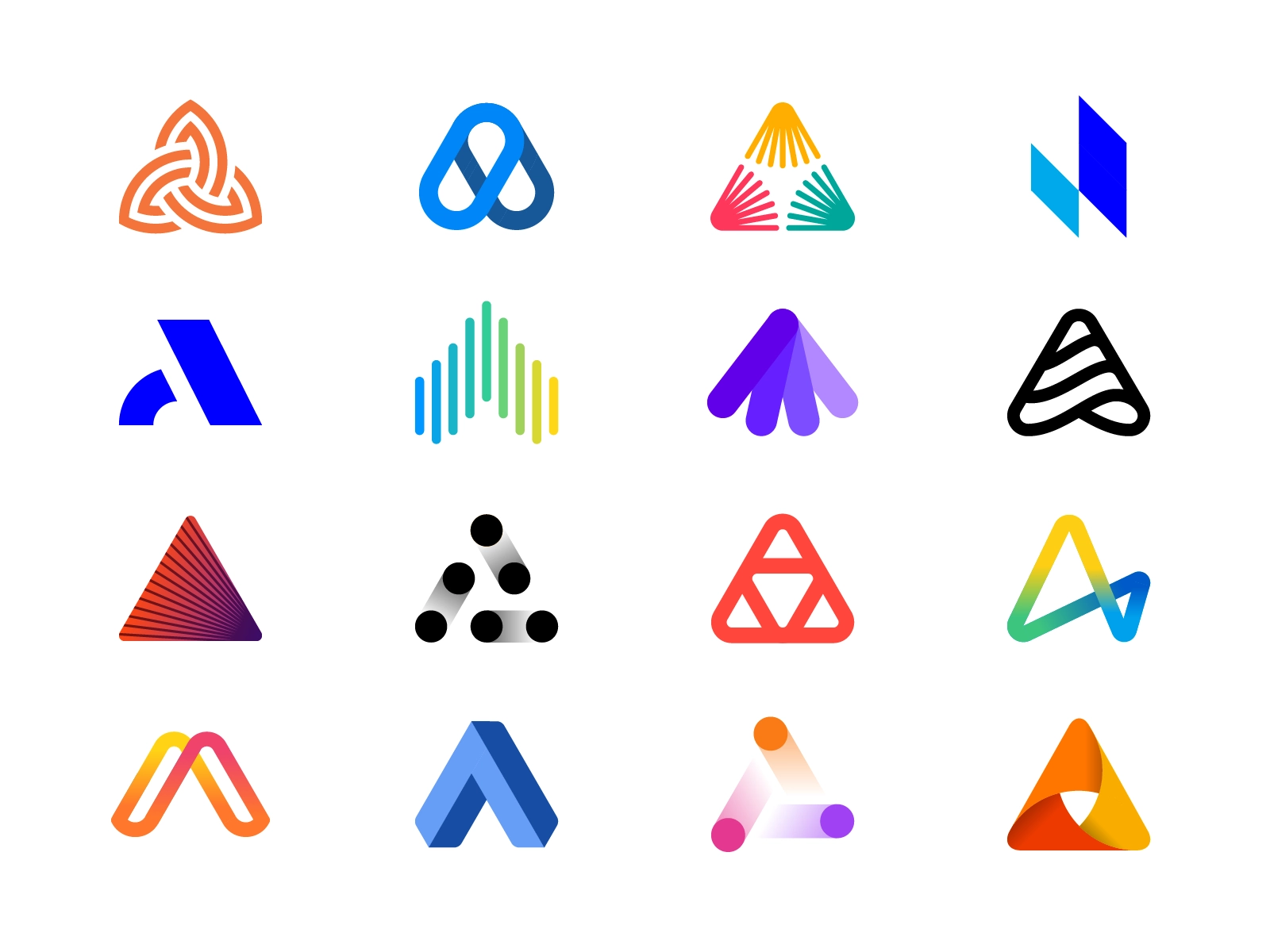 Logo Alphabet - A Lettermarks logo design abstract minimal lettermark-1.webp