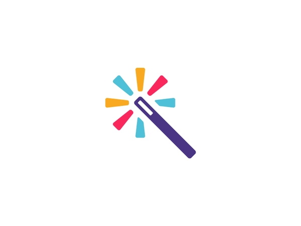 Magic Stick color branding design logo stick magic.webp