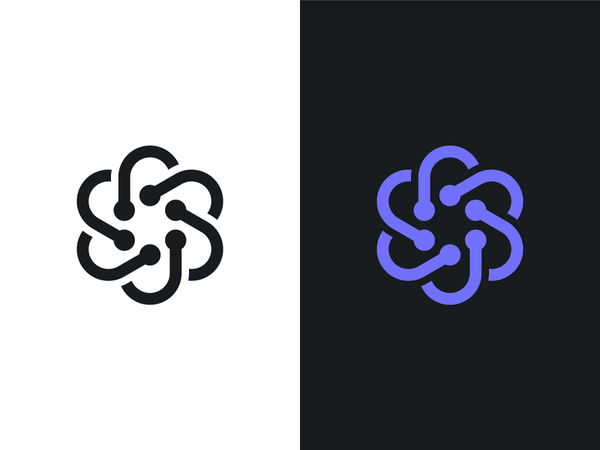 Molecule logo geometric minimal mark team strong united branding logo-1.webp