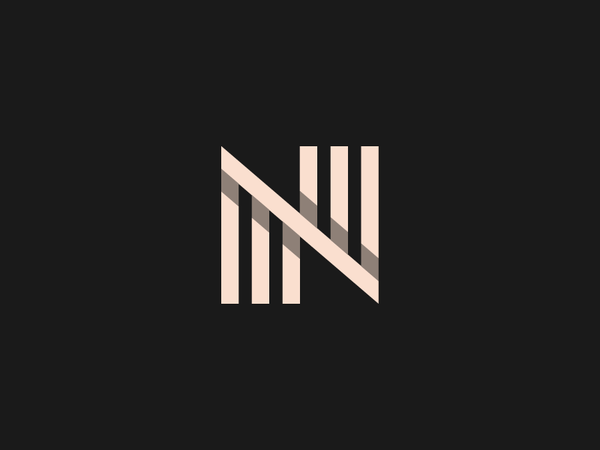 N Monogram lines minimal shadow branding logo monogram n.png