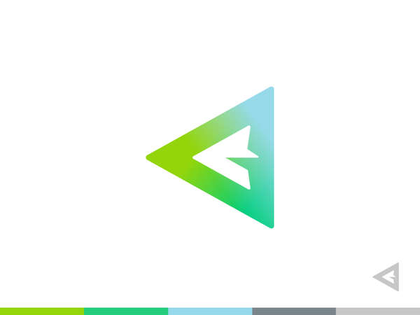 Paper Plane gradient design forward fly pilot branding logo plane pape-2.png