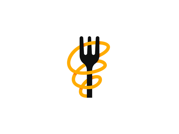 Pasta restaurant italian food fork startup eat branding logo illustrat-2.png