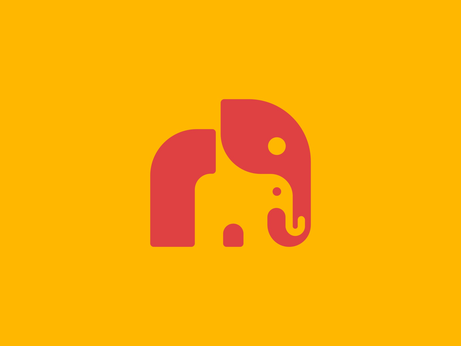 Elephant and calf mark branding negative space logo calf elephant.jpg