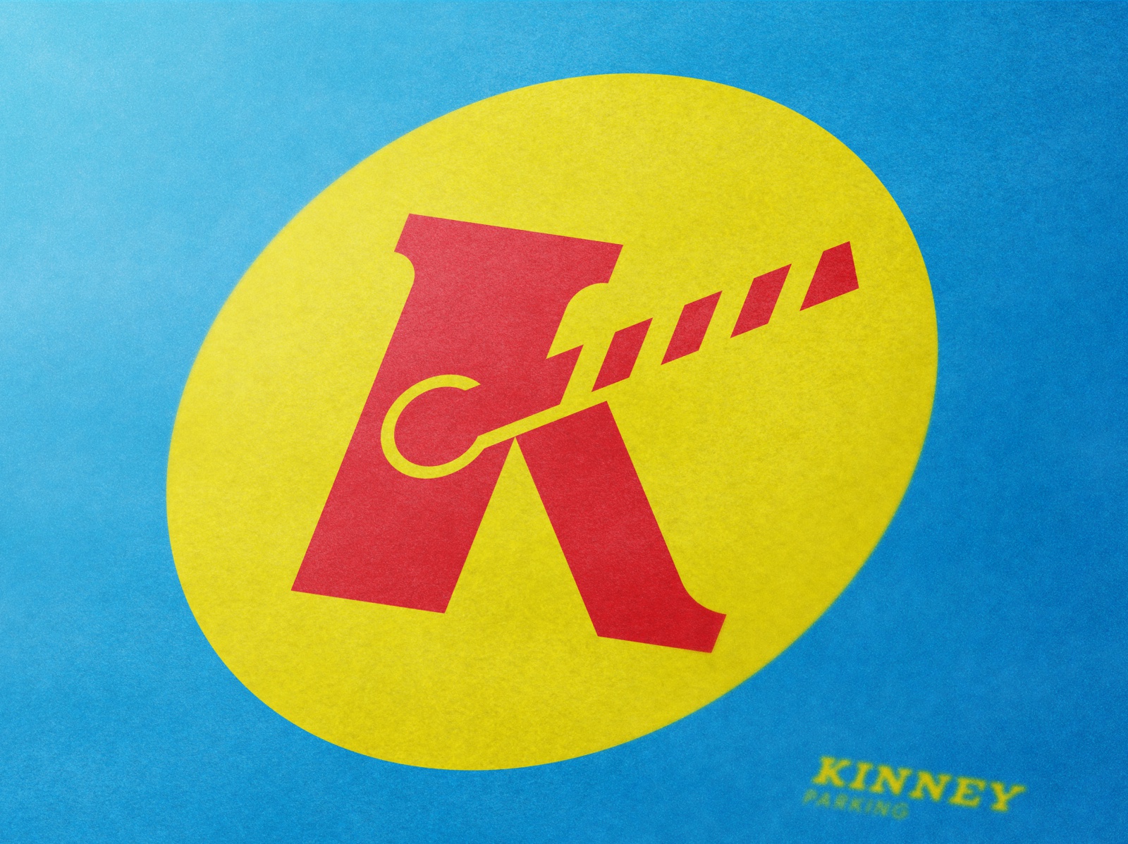 Kinney parking ramp parking gate k monogram letter illustration mark b.jpg