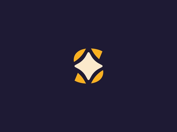 S For Sirius mark branding logo sirius star monogram letter s.webp