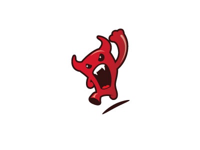 Blusterbeast blusterbeast bluster beast horn run evil red anger monste.jpg