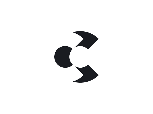CC c black symbol letter logo monogram cc.png