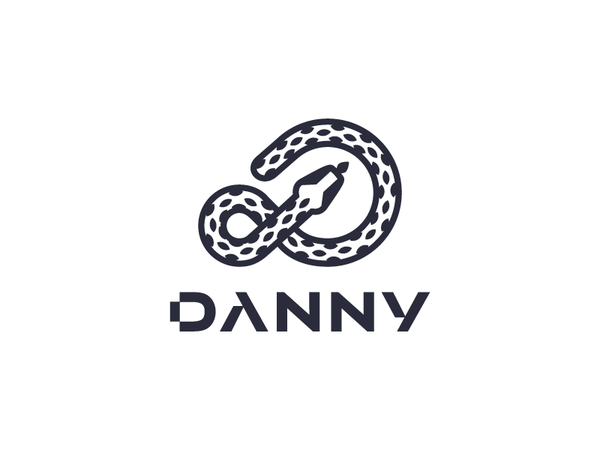 DANNY update monogram d letter logo snake danny.png