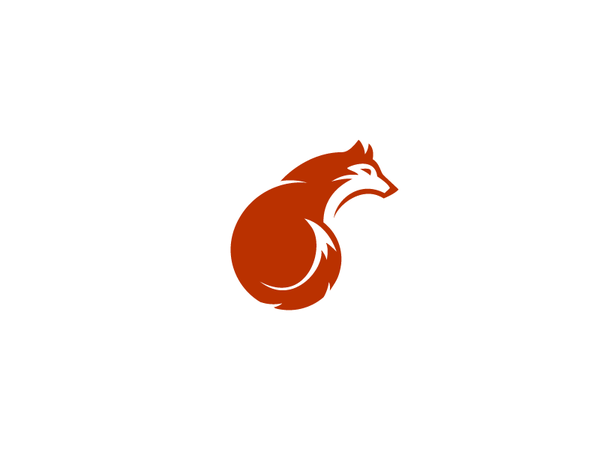 Fox  fox animal tail logo illustration forest.png