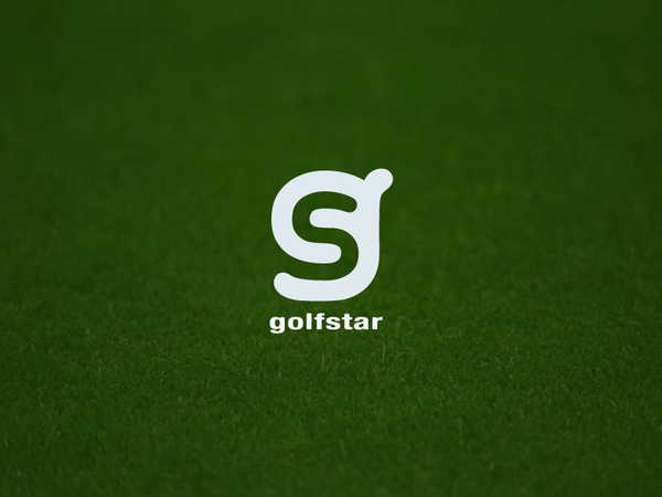 GS golf sport grass green logo letter typography g s star negative spa.jpg