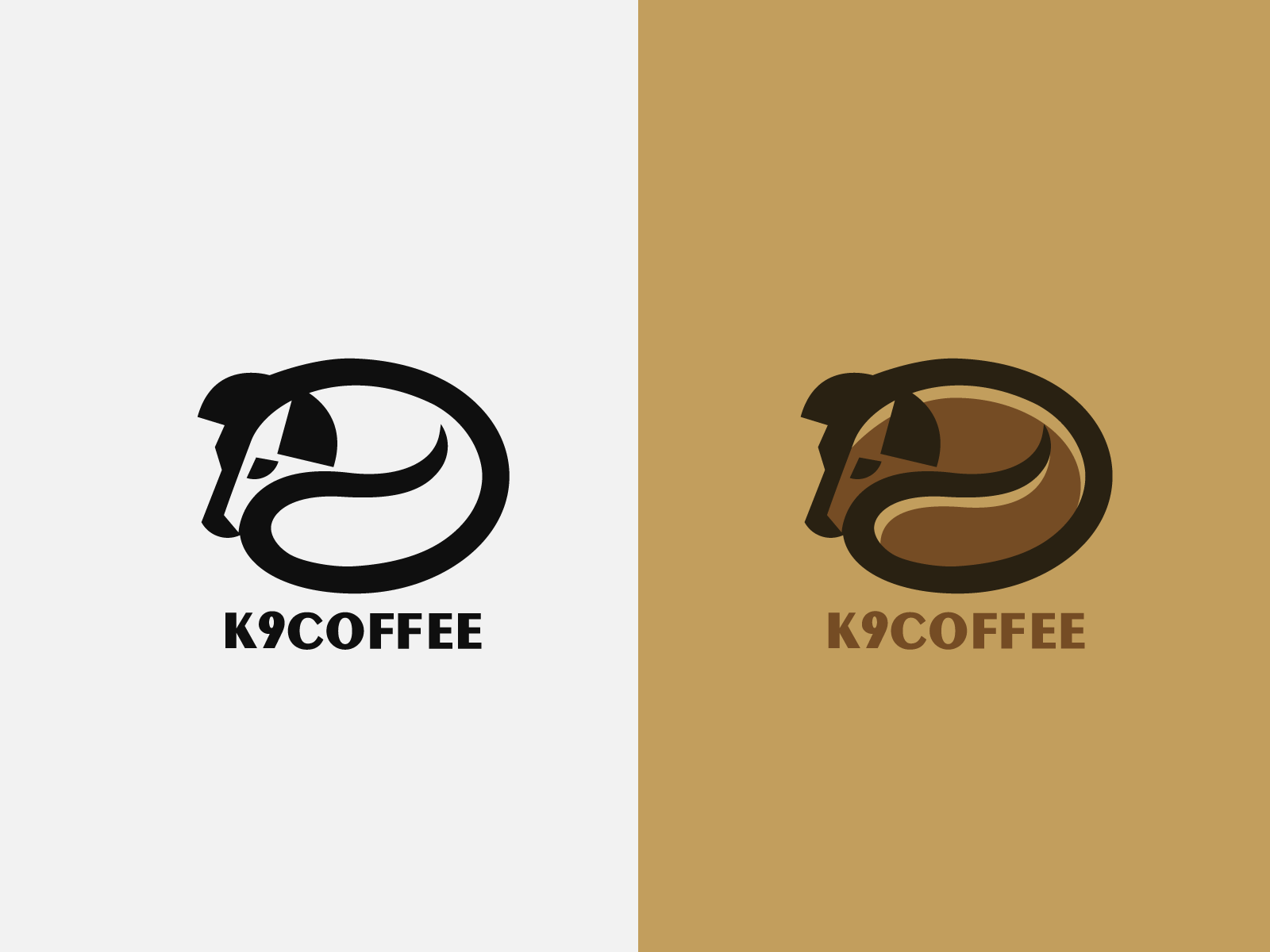 K9 COFFEE bean logo drink beverage pet animal dog coffee k9.png