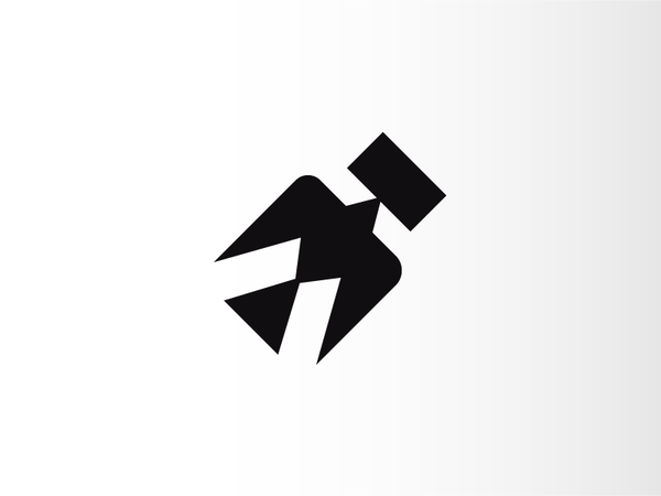 messenger data air fly simple symbol black logo pigeon mail bird.png