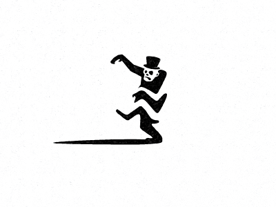 Negative Zombies negative space zombie walk hat bw logo apocalypse end.png