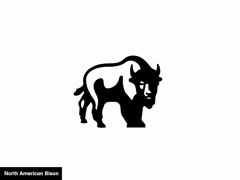 North American Bison 2324 animal america logo icon bison.png