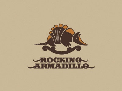 Rocking Armadillo rocking chai armadillo animal ranch tail lettering s.jpg
