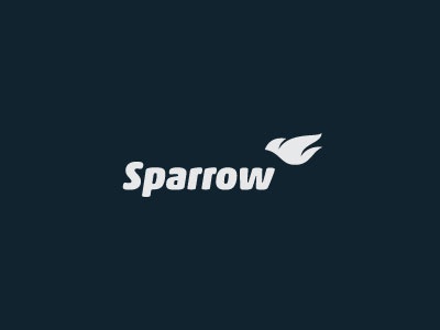 Sparrow sparrow bird wing animal logo fly flight.jpg