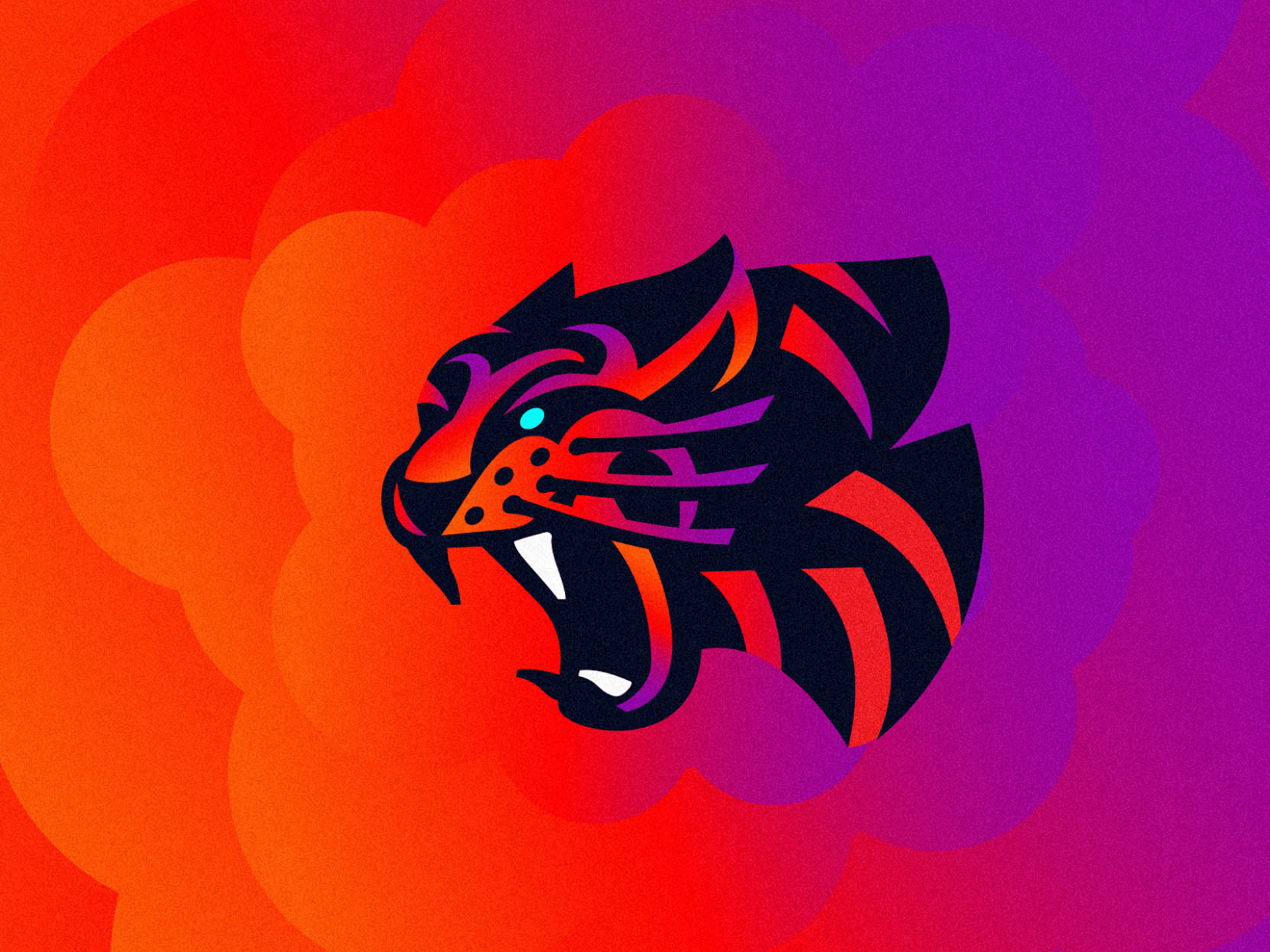 Tiger color stripe fire jaw beast nature tattoo animal color tiger.jpg