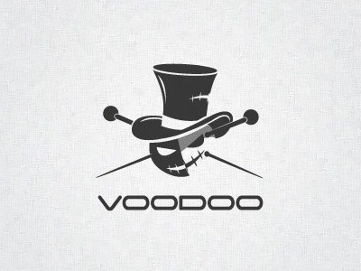 Voodoo voodoo doll magic hat needle pin logo s steva.jpg