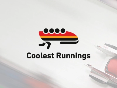 Coolest Runnings logo bobsleigh bobteam sport winter ski belgium logo.webp