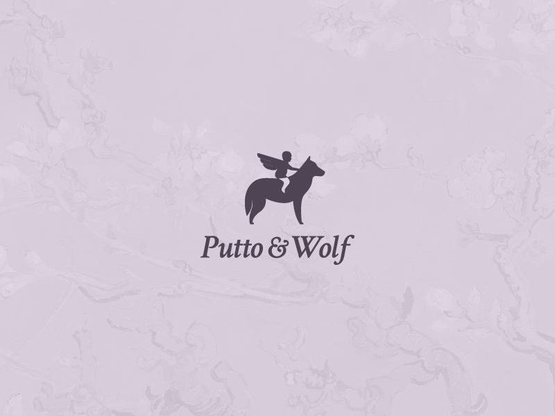 cupid+wolf emotional bold simple cupid wolf classic arty logo design.png