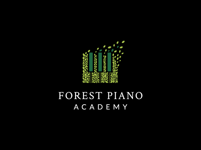 Forest+piano school music romantic nature leaves forest academy piano.png