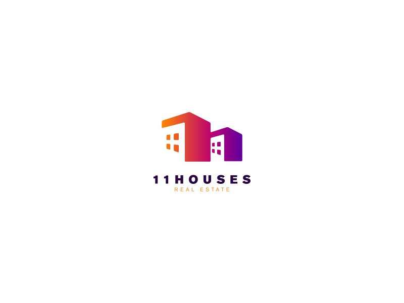 11 Eleven House Real Estate identity branding brand logo estate real h.jpg