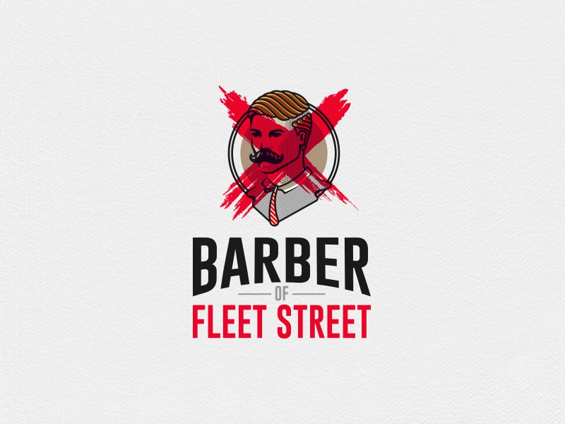 Barber of Fleet Street, Grooming Products Branding vector design brand.jpg