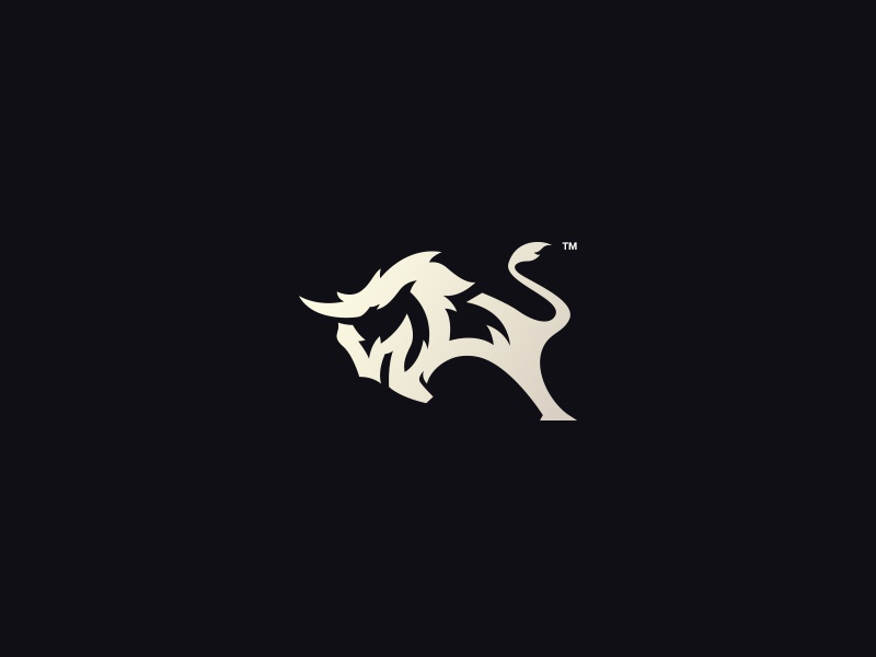 Bison Logo Proposal horns ox bull rage emblem mark cajva branding logo.jpg