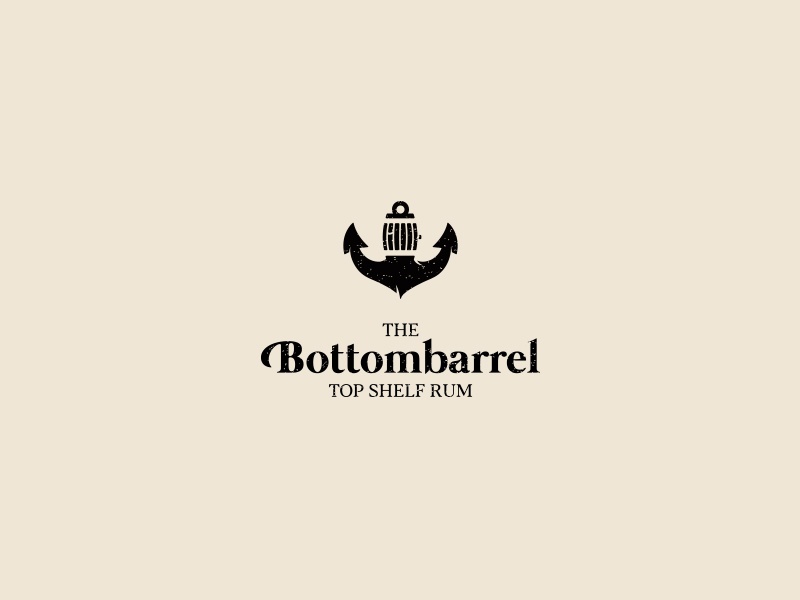 Bottombarrel Rum identity brand branding barrel anchor cajva design lo.jpg