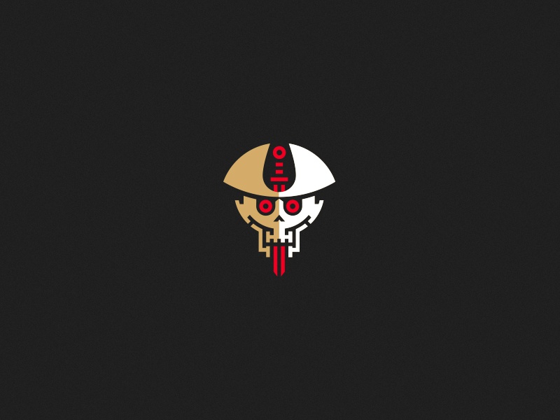 Crazy Pirate cajva brand indentity branding emblem mark crazy logo swo.jpg