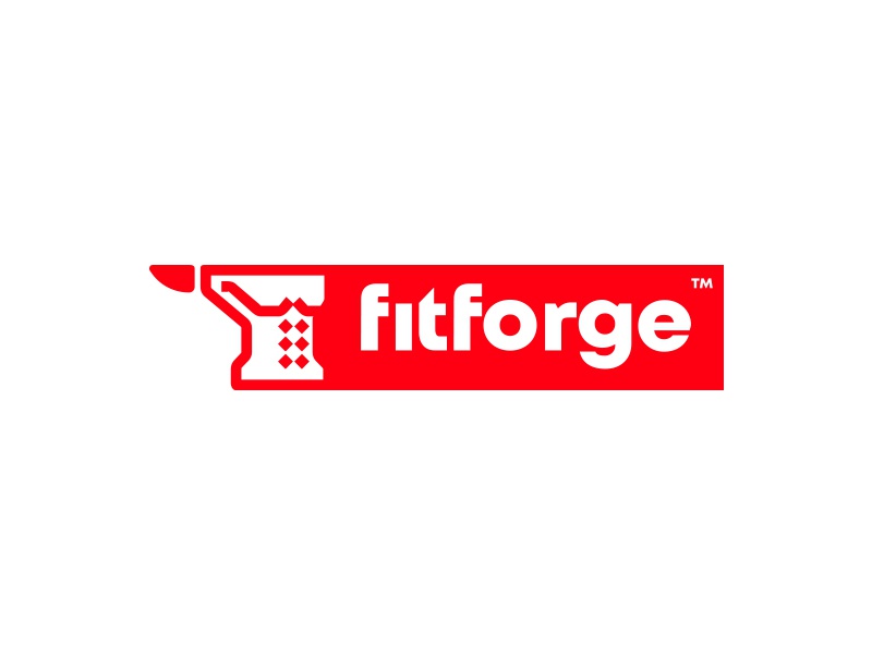 Fitforge™ - Fitness Clothing design identity emblem branding mark cajv.jpg