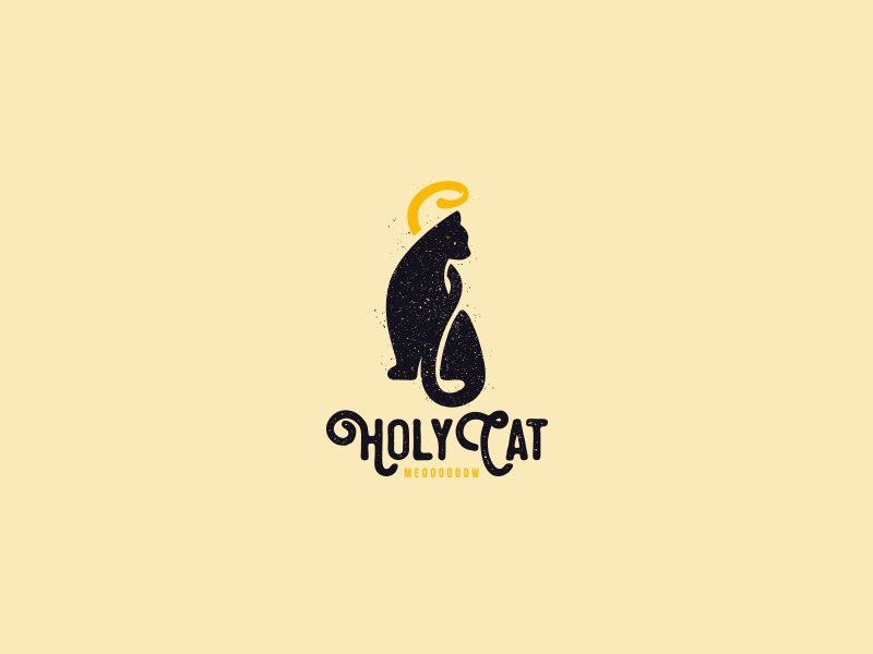 Holycat Logo saint mew story creative cajva 2017 project logo cat holy.jpg