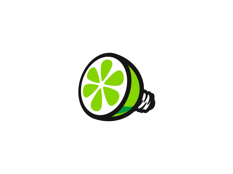 Limelight logo energy green cajva emblem mark logo limelight light bul.jpg