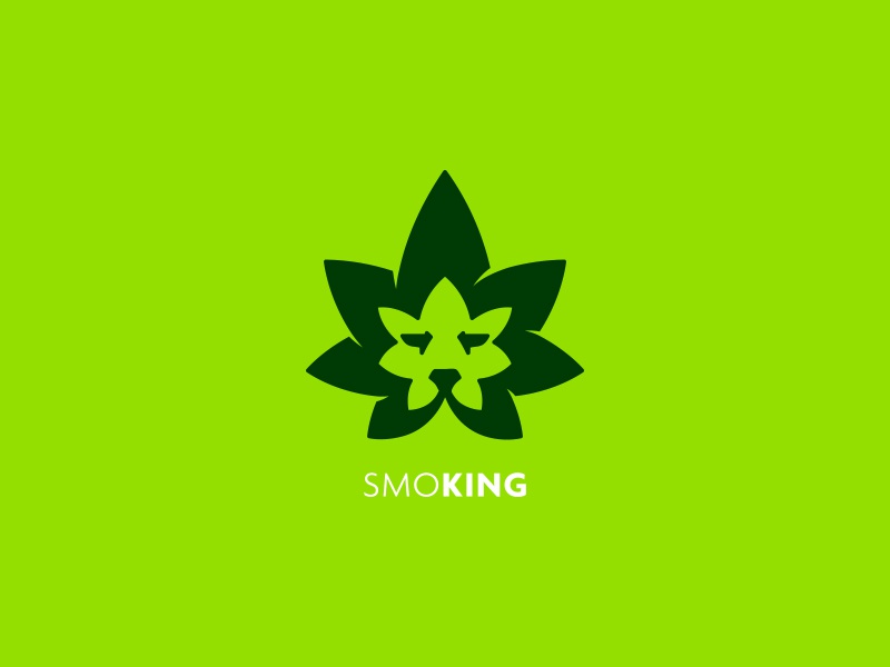 SMO KING king smoking wild roar leaf cannabis cajva mark lion logo mar.jpg
