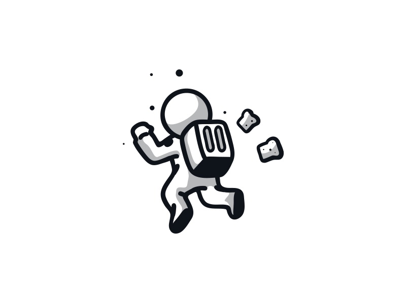Space Toast stars bread universe cosmos astronaut logo cajva toast spa.jpg