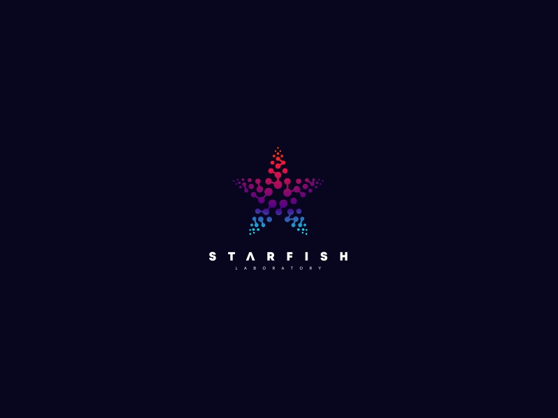 Starfish Laboratory Logo star identity branding cajva logo dna medicid.jpg