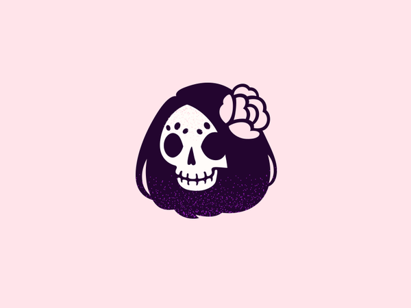 Catrinas huaraches mexican shoes logotype girl skull day of the dead s.png