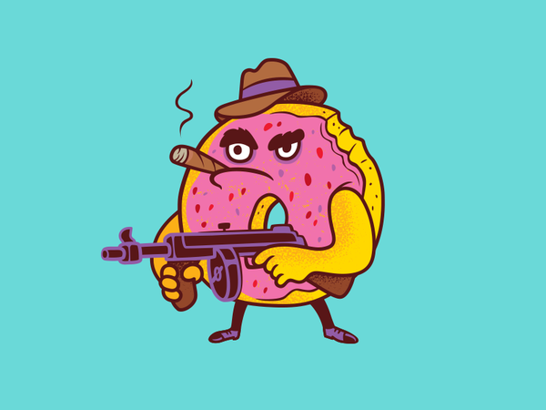 Don Donut vape gangster mafia strawberry sticker label character donut.png