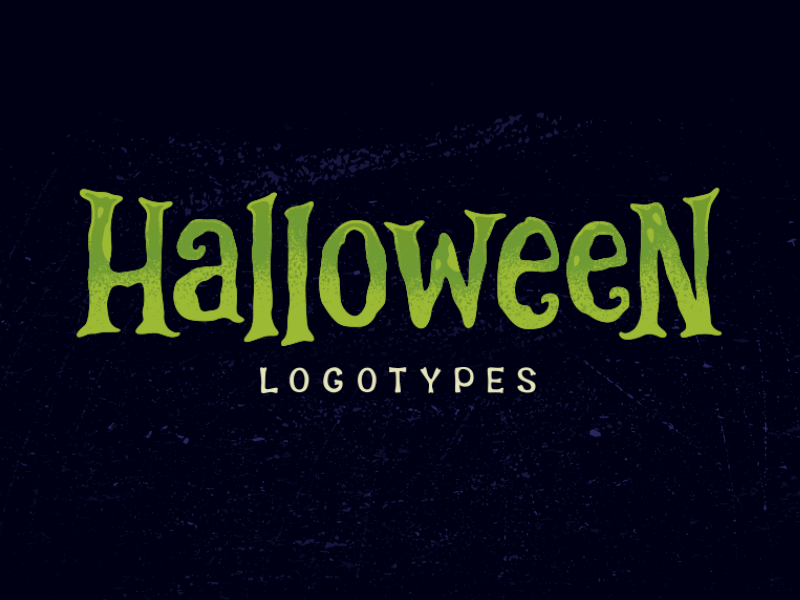 Halloween Logotypes set halloween logofolio collection logotype logo.gif