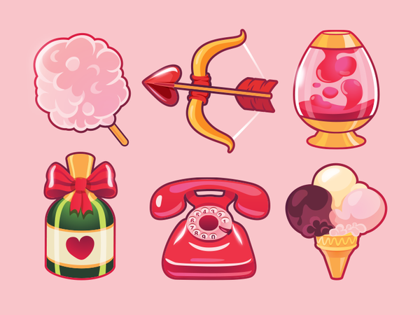 Love Is In The Air valentine cotton candy heart lava lamp telephone ic.png