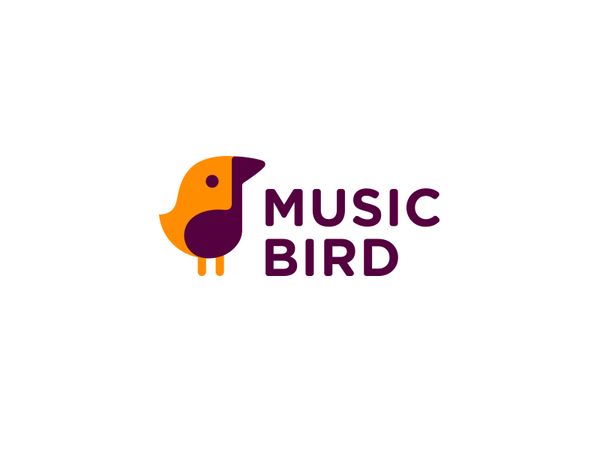Music Bird key simple logotype note cute logo bird music.png