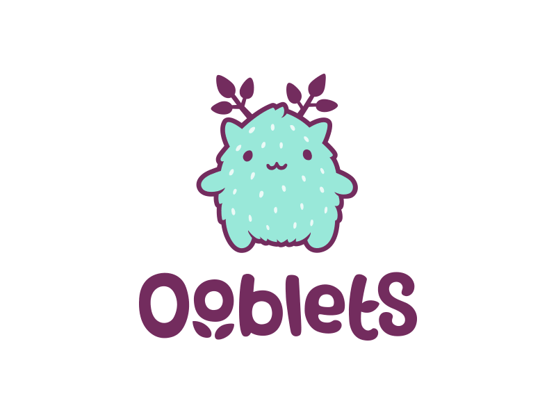 Ooblets bunny creature monster cute game logotype logo mascot characte.gif