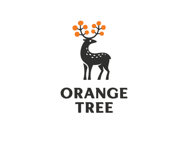 Orange Tree logotype logo jam sweets honey shop tea deer tree orange.png