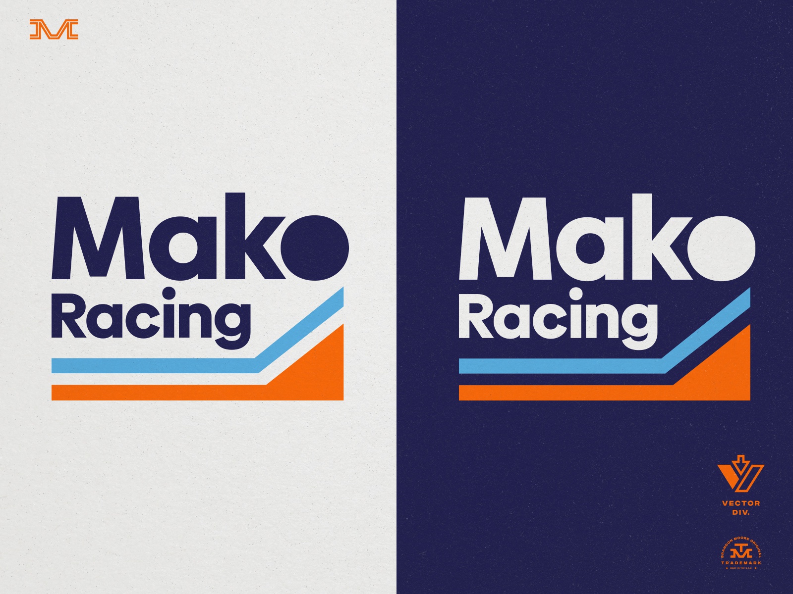 Mako Racing f1 retro vintage sports miami brand racing type branding l.jpg